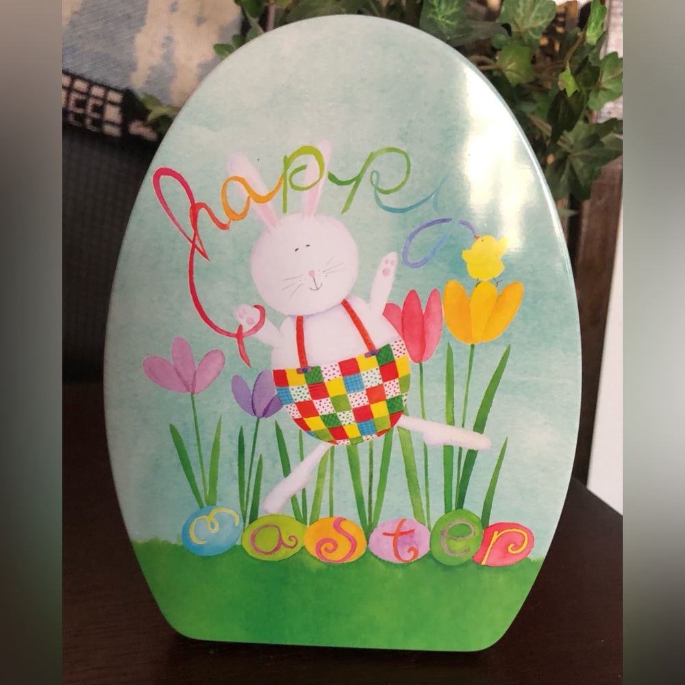 Decorative Easter Tin Oval